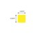 Nevs Xylene Resistant Slide Label, 15/16" x 15/16", 1 Across Yellow CB-SL-TTP-1-Y - alternate 2